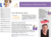 FrauenSache Frauen im öffentlichen Dienst